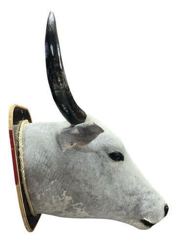 Decoração De Parede Cabeça De Boi Nelore Empalhada Country